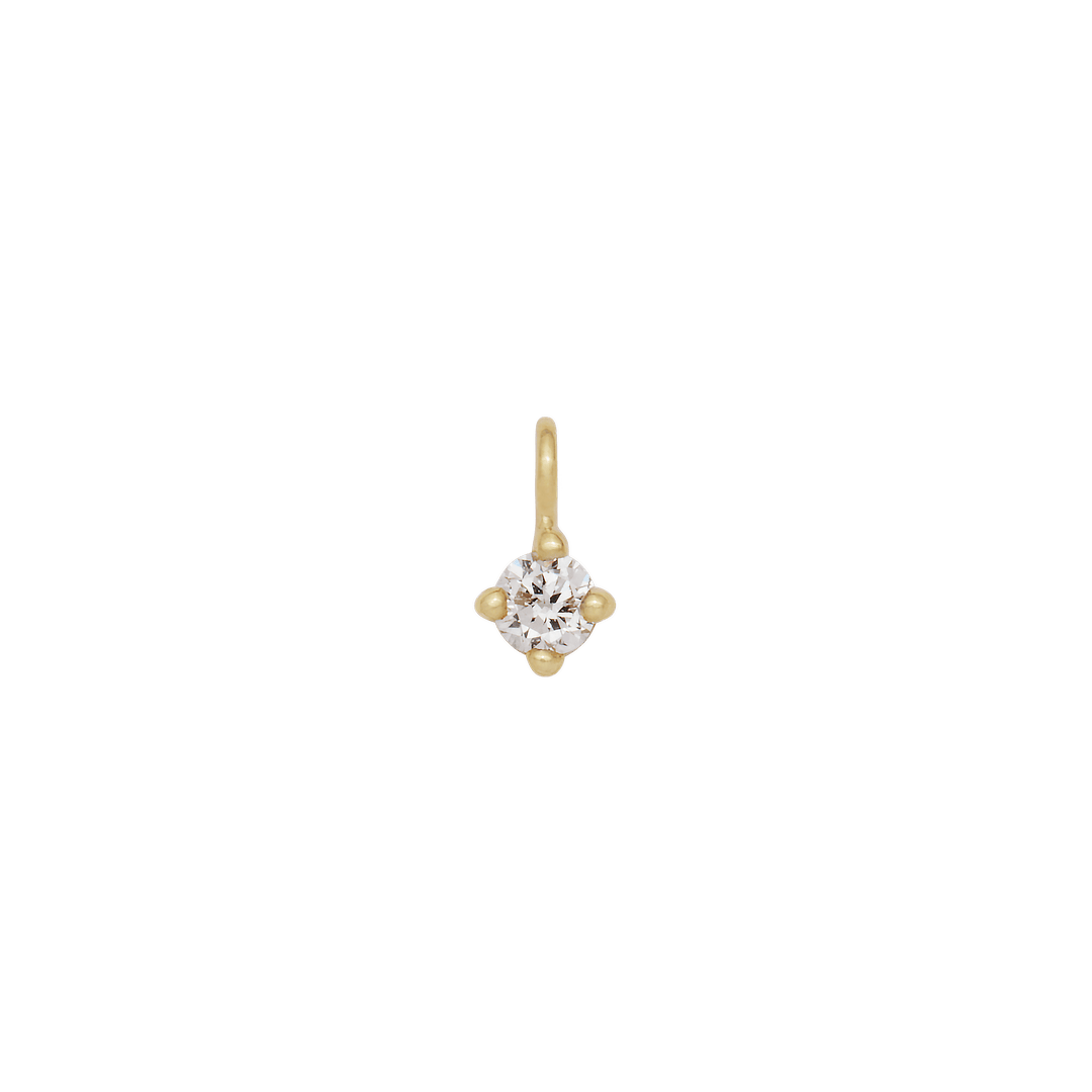 Birthstone Hanging Charm - Gold