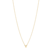 Initial Necklace - Gold - B