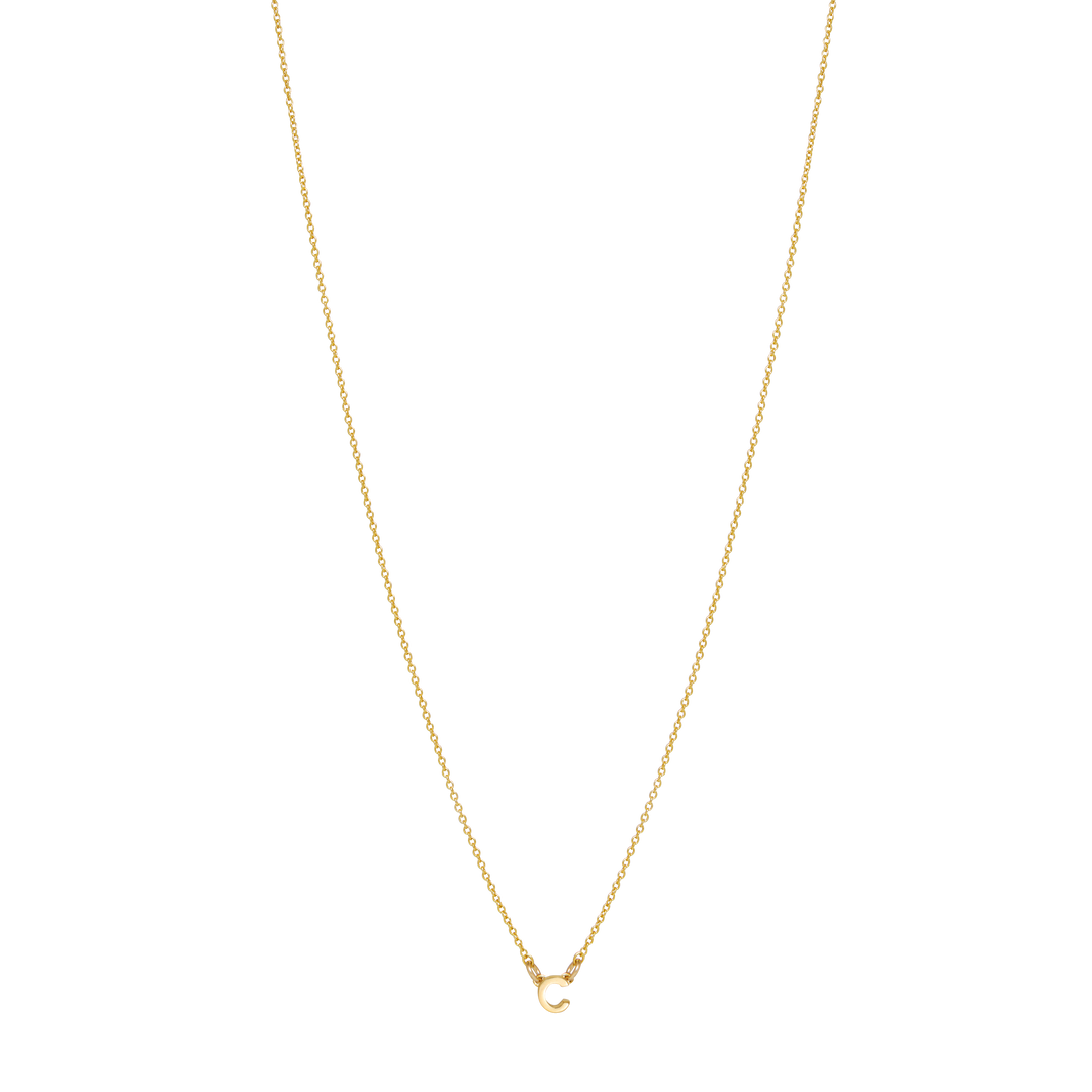 Initial Necklace - Gold