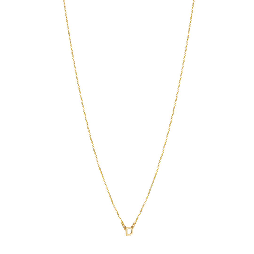Initial Necklace - Gold