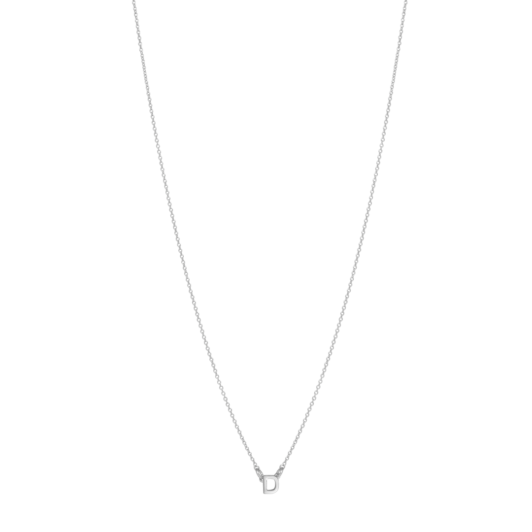 Initial Necklace - Silver