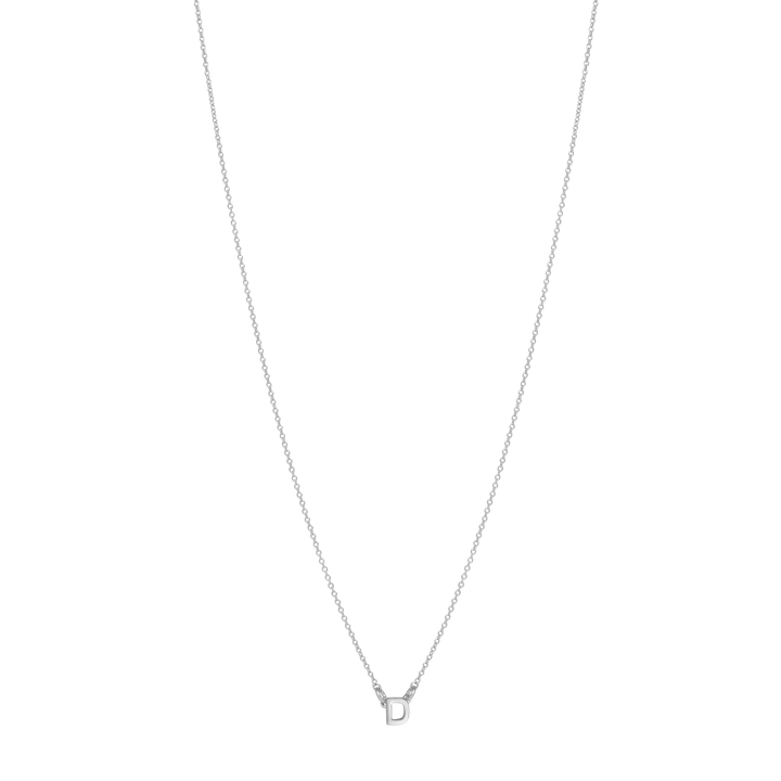 Initial Necklace - Silver