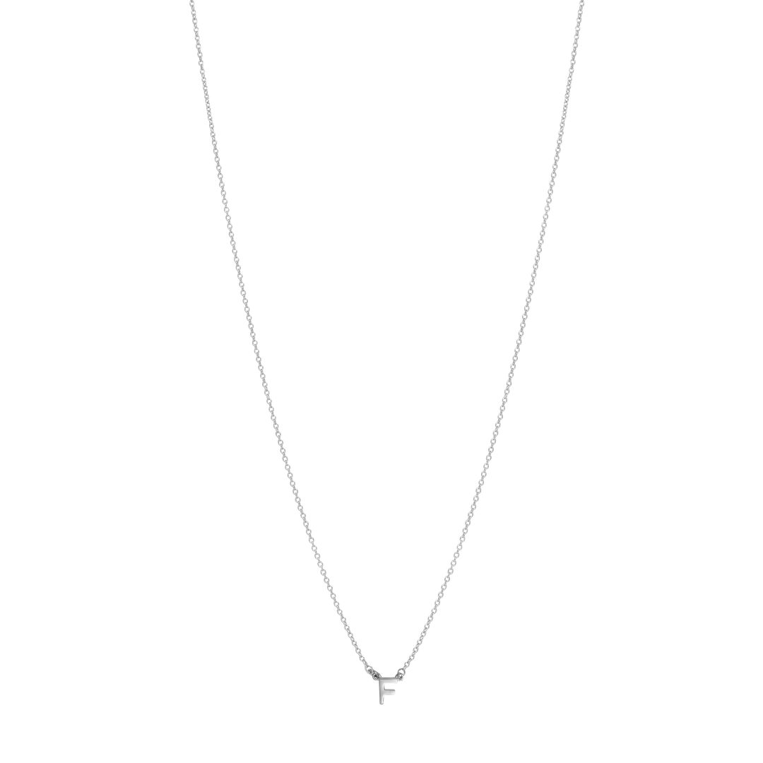 Initial Necklace - Silver