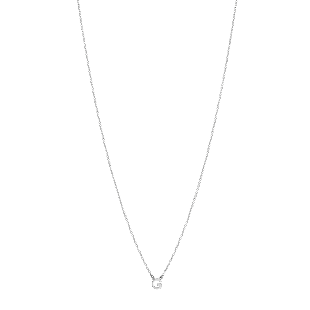 Initial Necklace - Silver