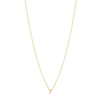 Initial Necklace - Gold - J