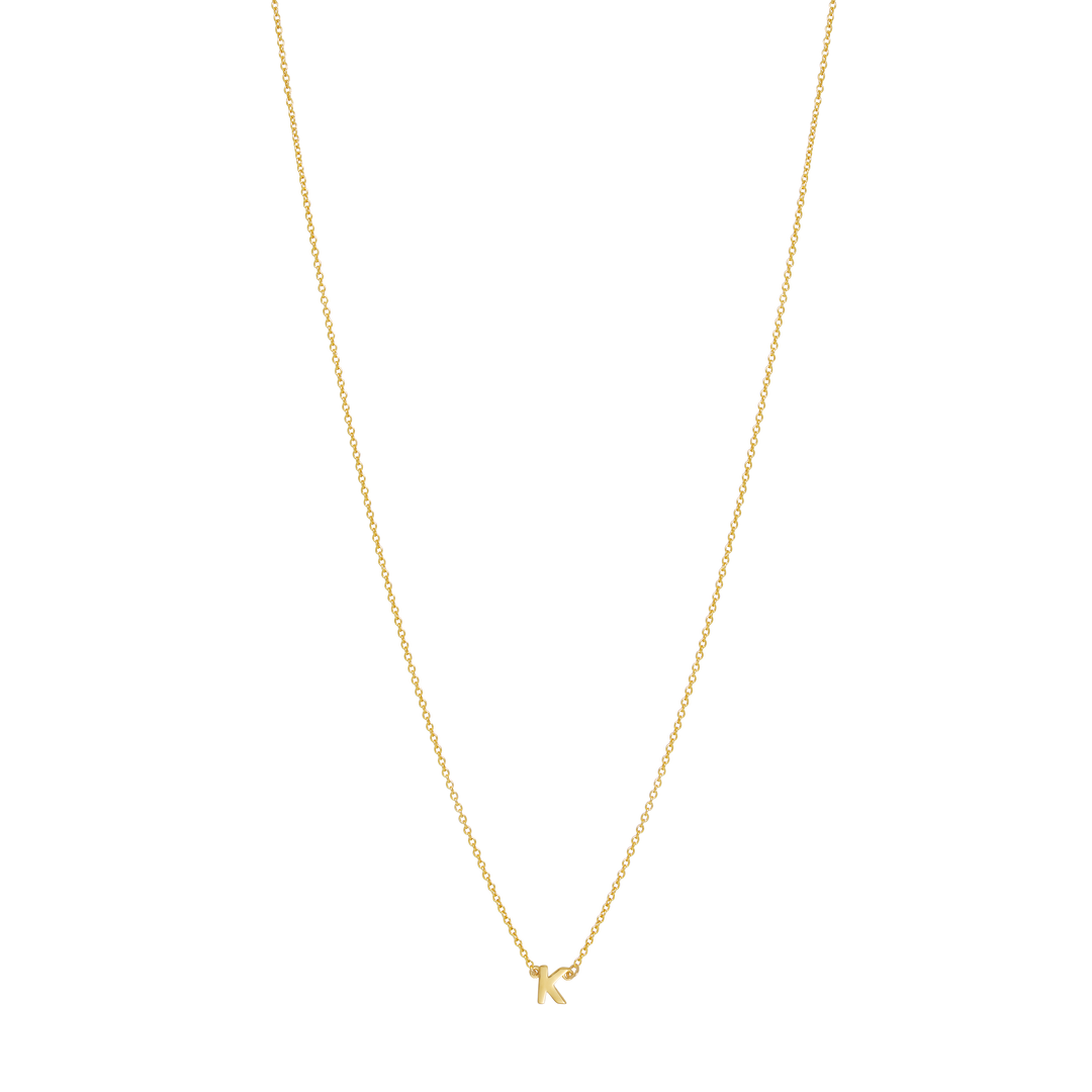 Initial Necklace - Gold