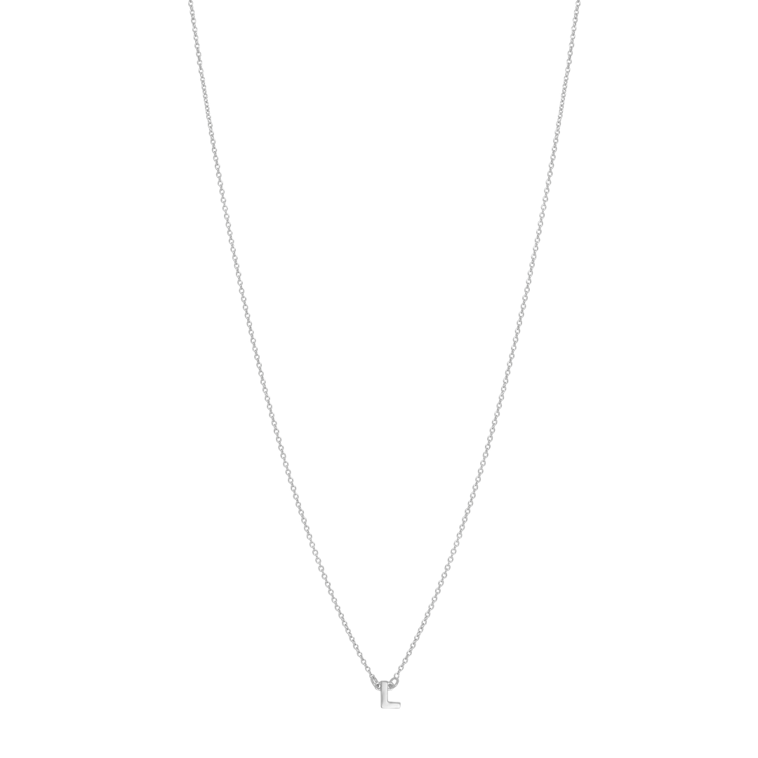 Initial Necklace - Silver