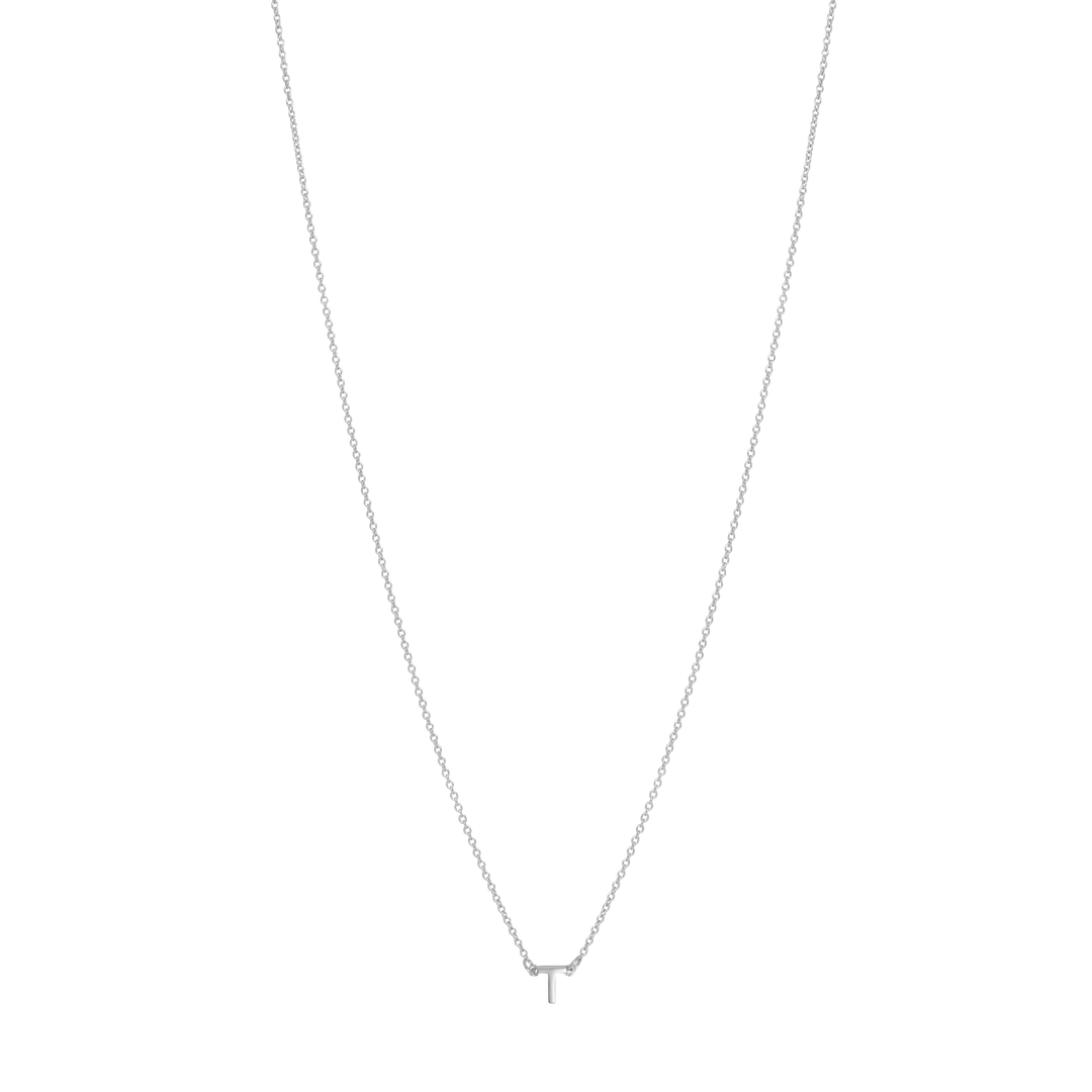 Initial Necklace - Silver