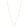 Initial Necklace - Gold - Y