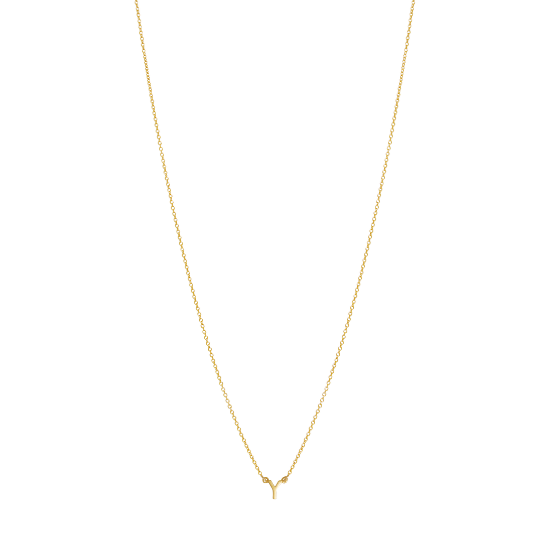 Initial Necklace - Gold