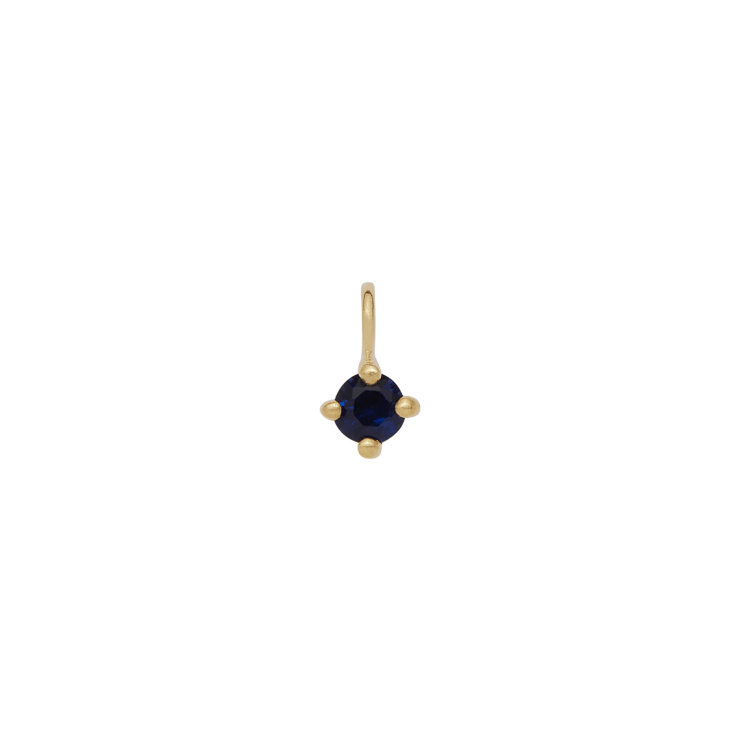 Birthstone Hanging Charm - Gold