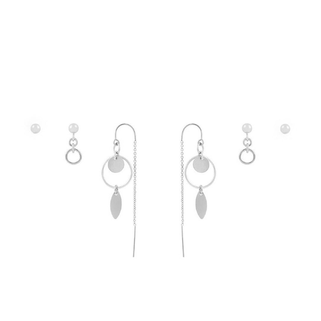 Jada Earring Set - Silver