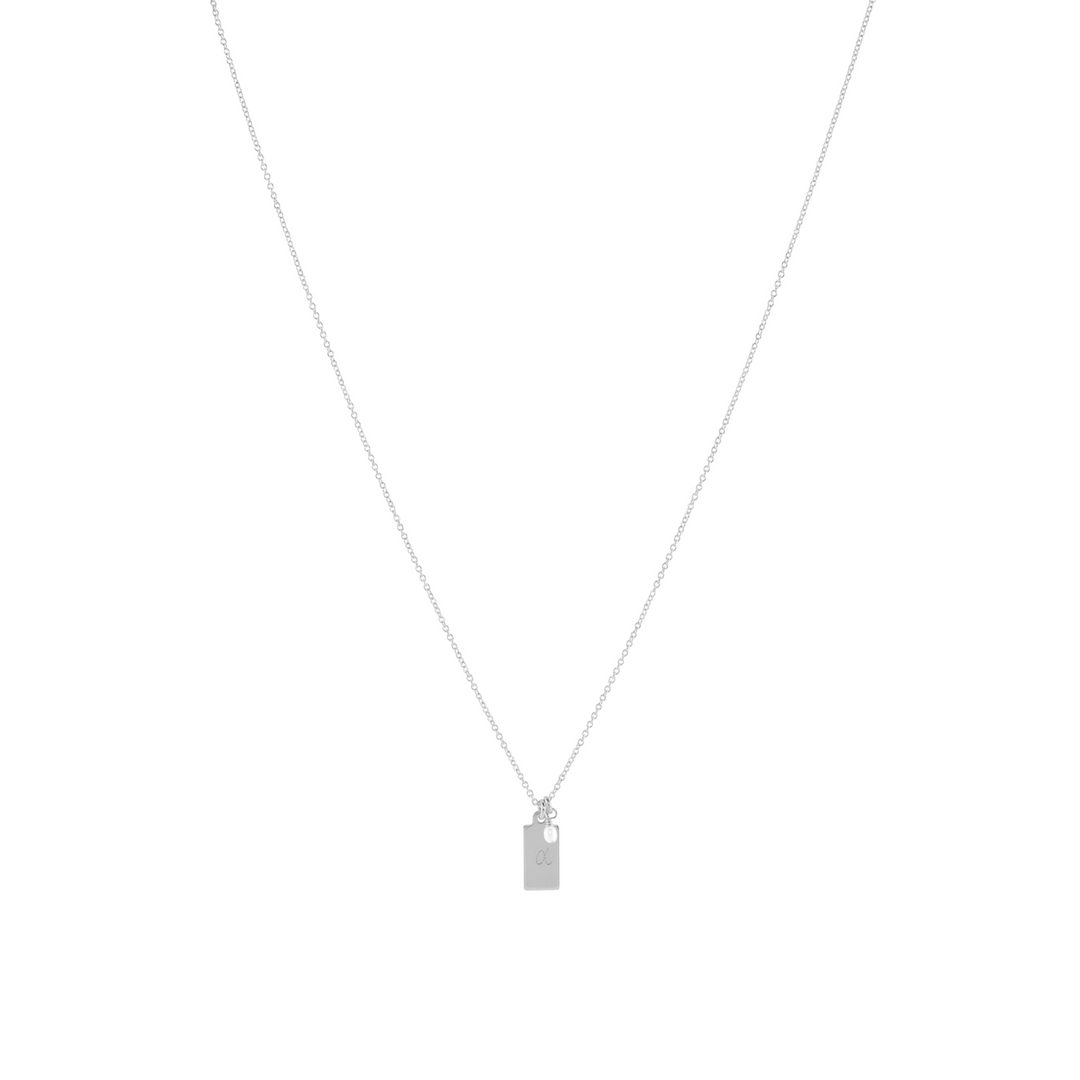 Letter Necklace - Sterling Silver