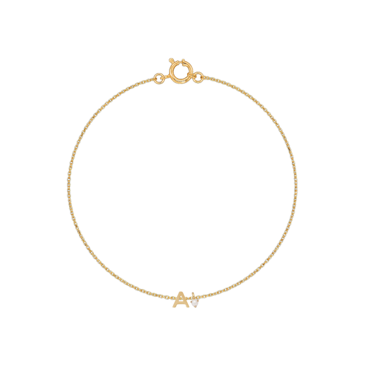 Fine Oval Cable Chain Slider Bracelet - Solid Gold