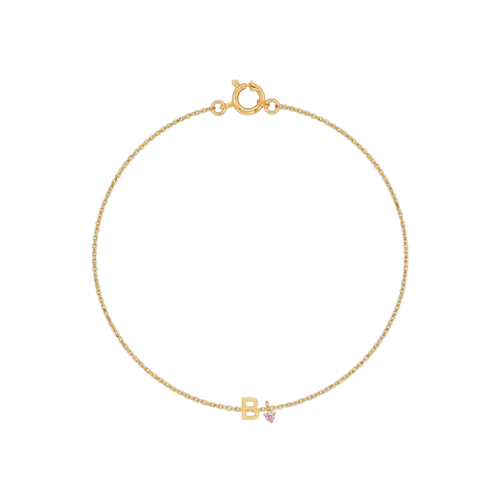 Fine Oval Cable Chain Slider Bracelet - Solid Gold
