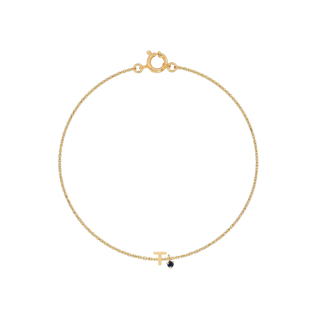 Fine Oval Cable Chain Slider Bracelet - Solid Gold