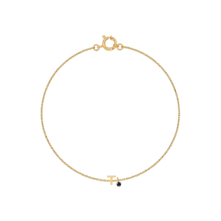Fine Oval Cable Chain Slider Bracelet - Solid Gold