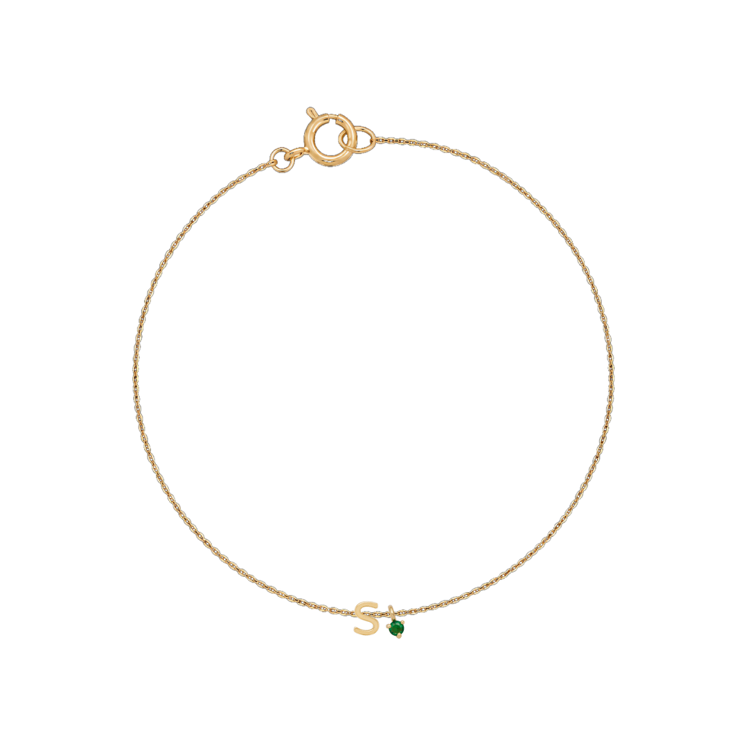 Fine Rope Chain Slider Bracelet - Solid Gold