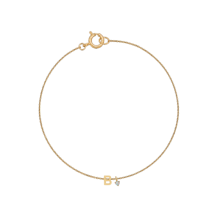 Fine Rope Chain Slider Bracelet - Solid Gold