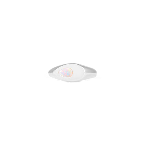 Marcia Opal Ring - Sterling Silver