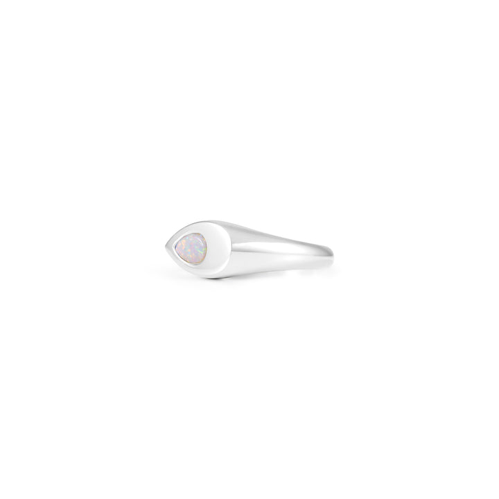 Marcia Opal Ring - White Gold