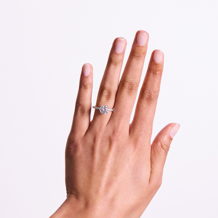 Teya Engagement Ring - White Gold