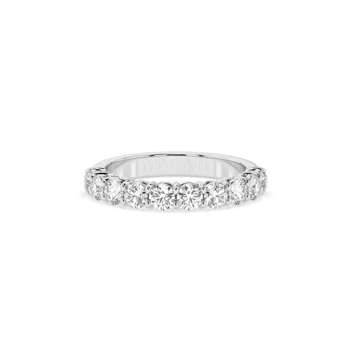 Teya 1/2 Pave Ring - White Gold