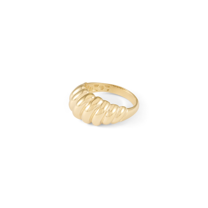 Croissant Ring - Solid Gold