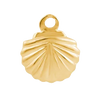 Baby Shell Charm - Gold