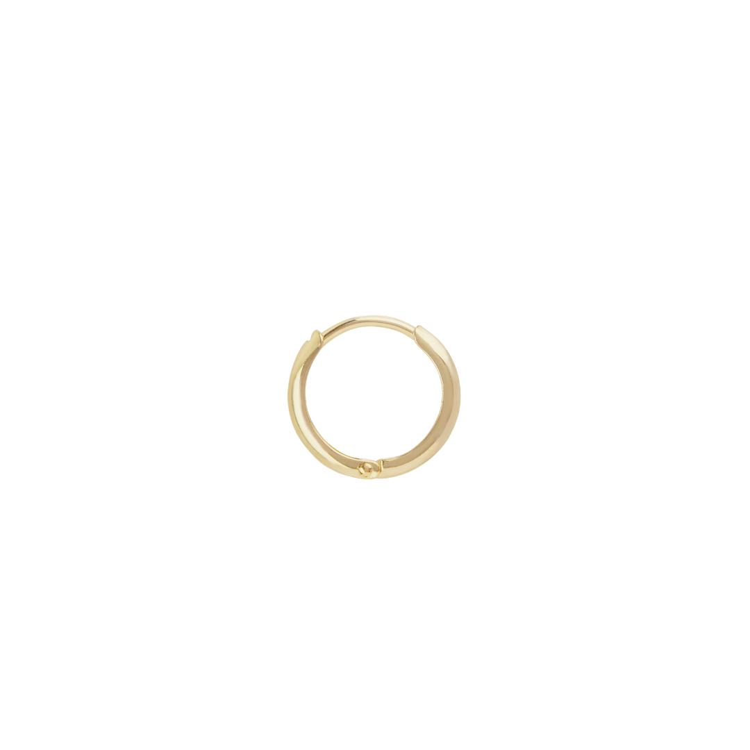 Hinged Sleeper Single Earring - Gold