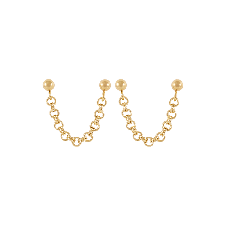 Zeta Earrings - Gold