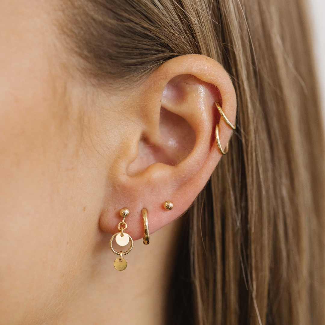 Aida Earring Stack - Gold