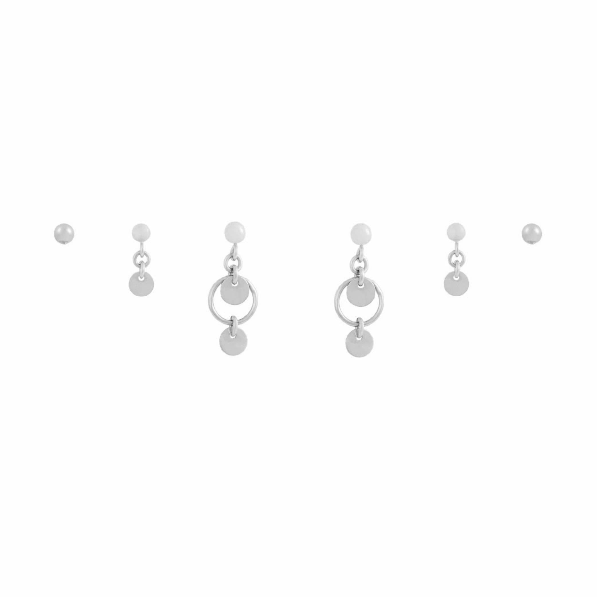 Aida Earring Set - Sterling Silver – Alana Maria Jewellery