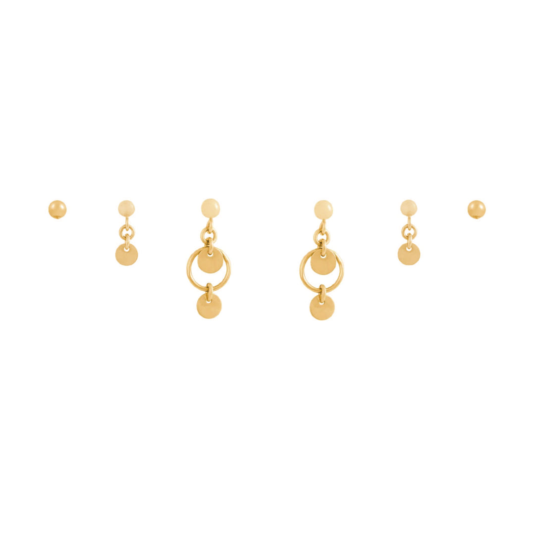 Aida Earring Set - Gold