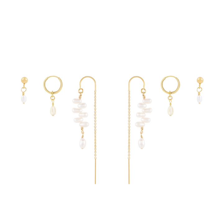 Capri Earring Bundle  - Gold