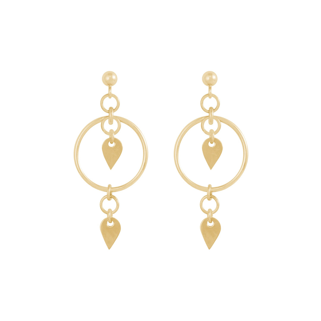 Cecile Earrings - Gold