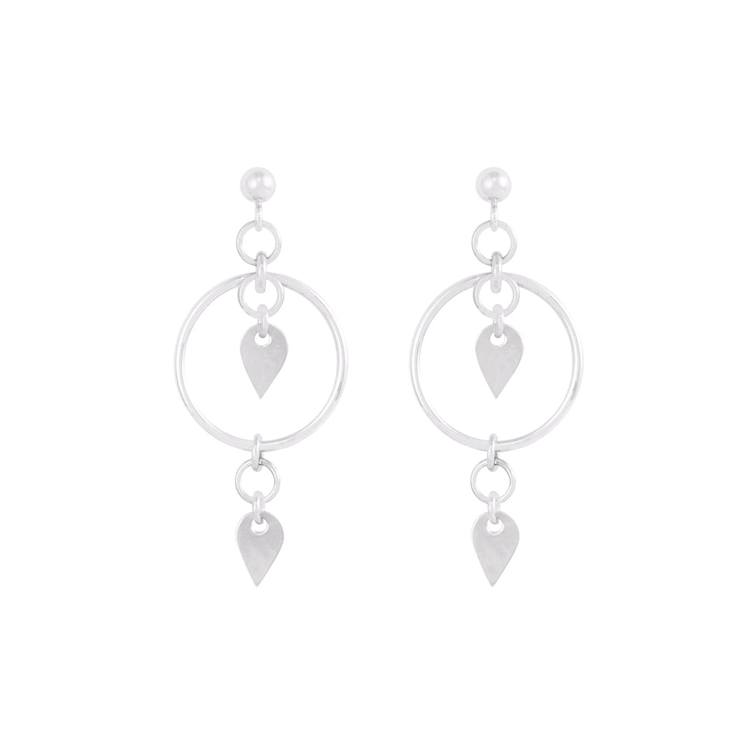 Cecile Earrings - Silver