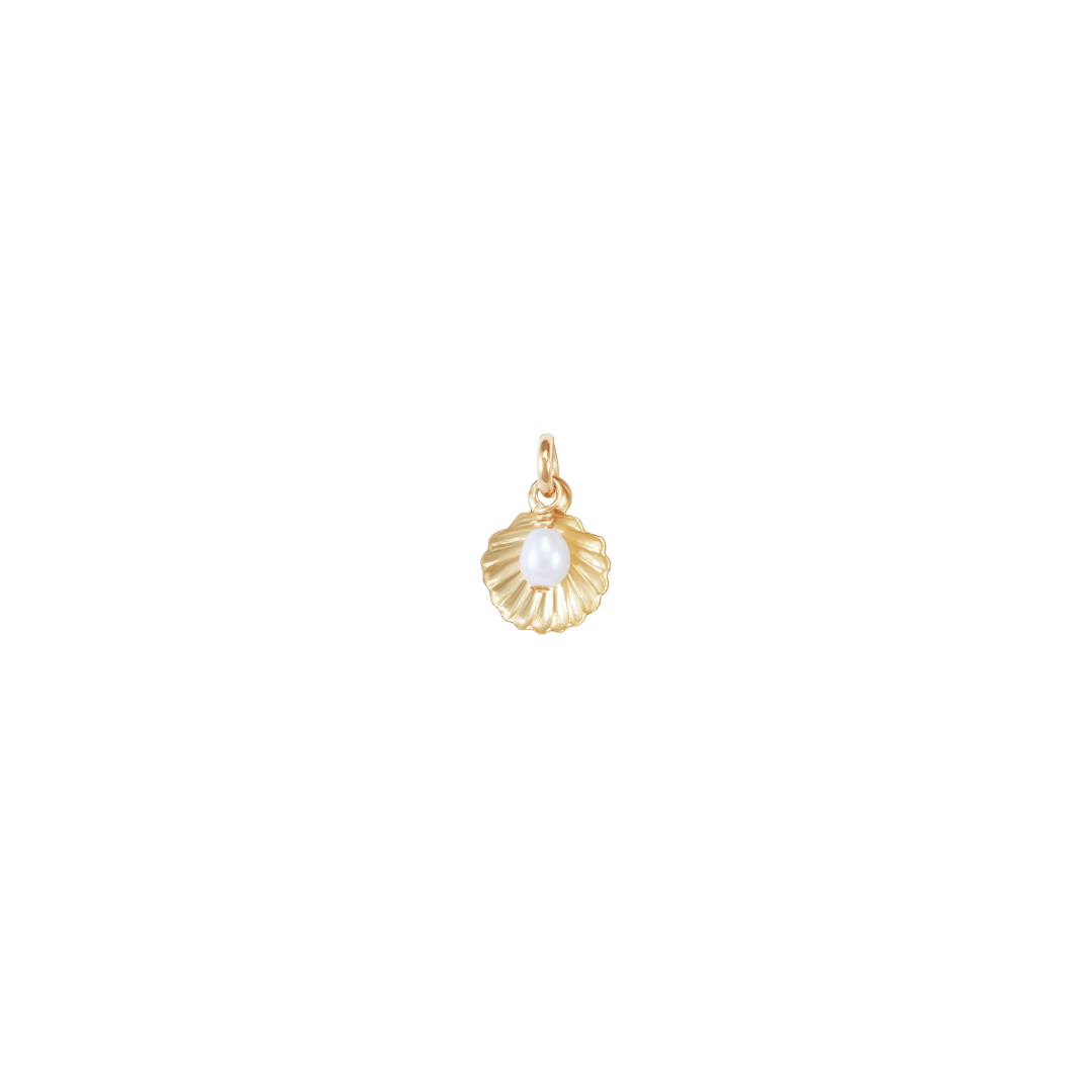 Tiny Shell with Noa Pearl - Gold