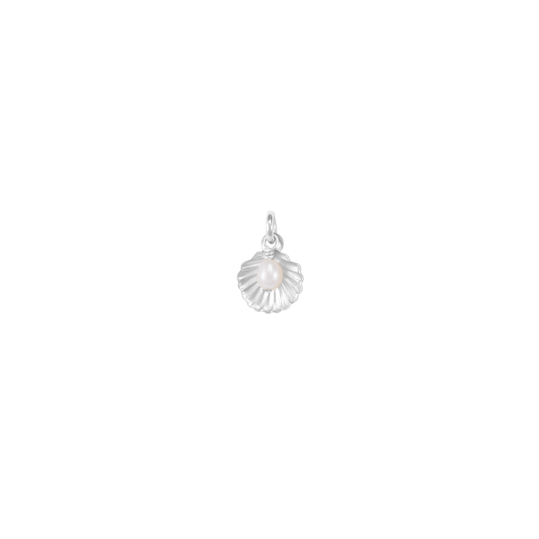 Tiny Shell with Noa Pearl - Silver