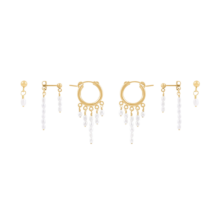 Consie Earring Bundle  - Gold