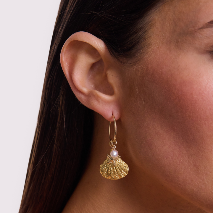 Ámmos Earrings - Gold