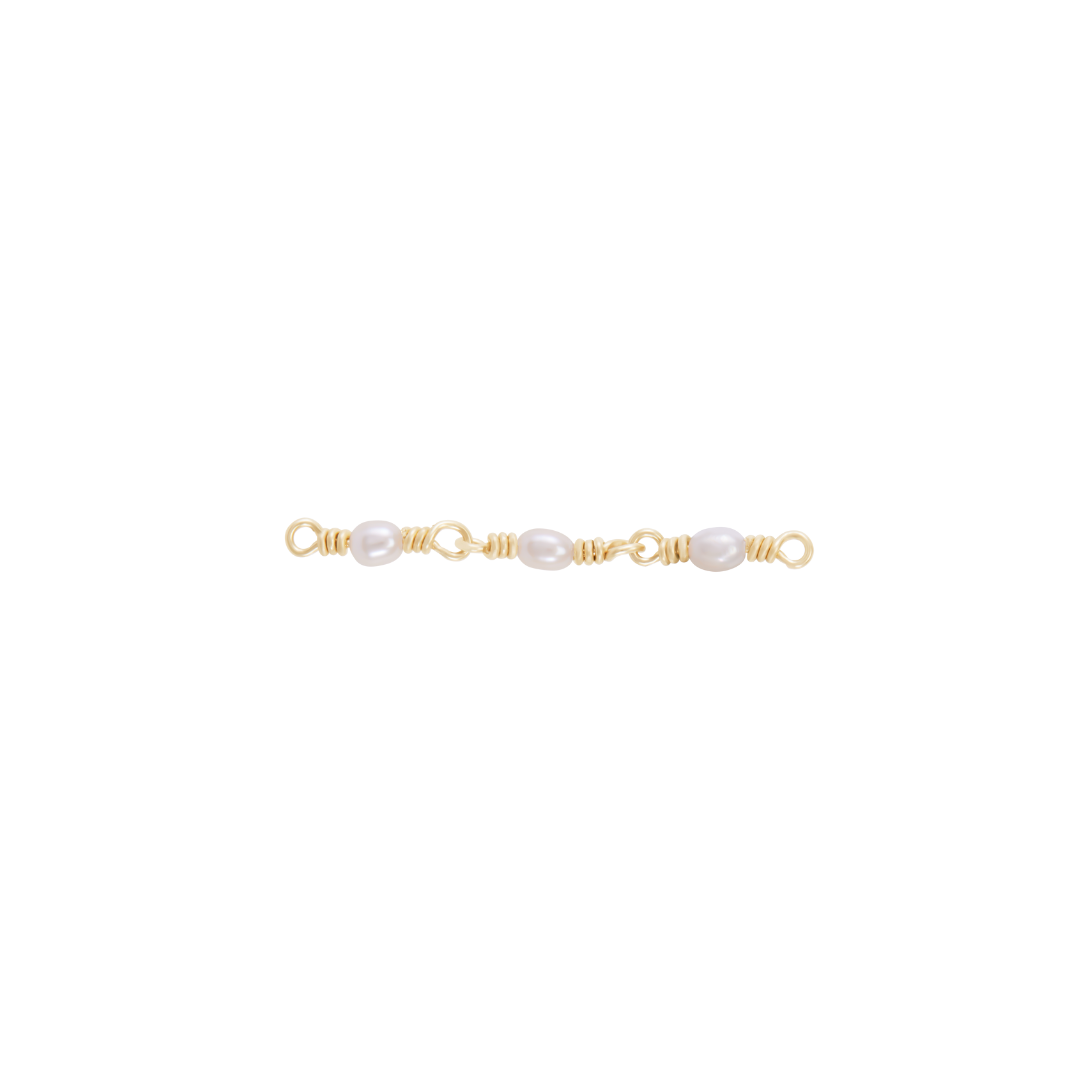 Emme Pearl Charm - Gold