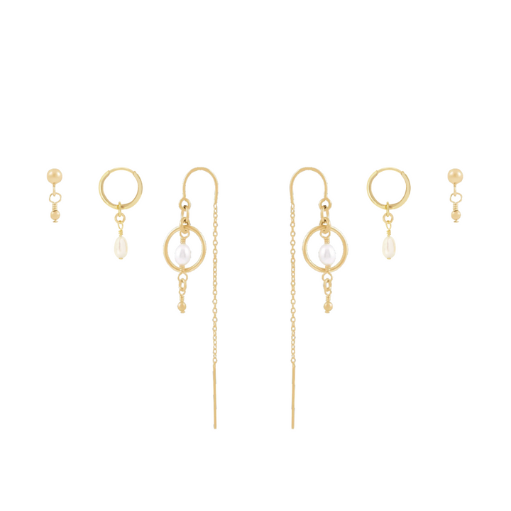 Kai Earring Set - Gold