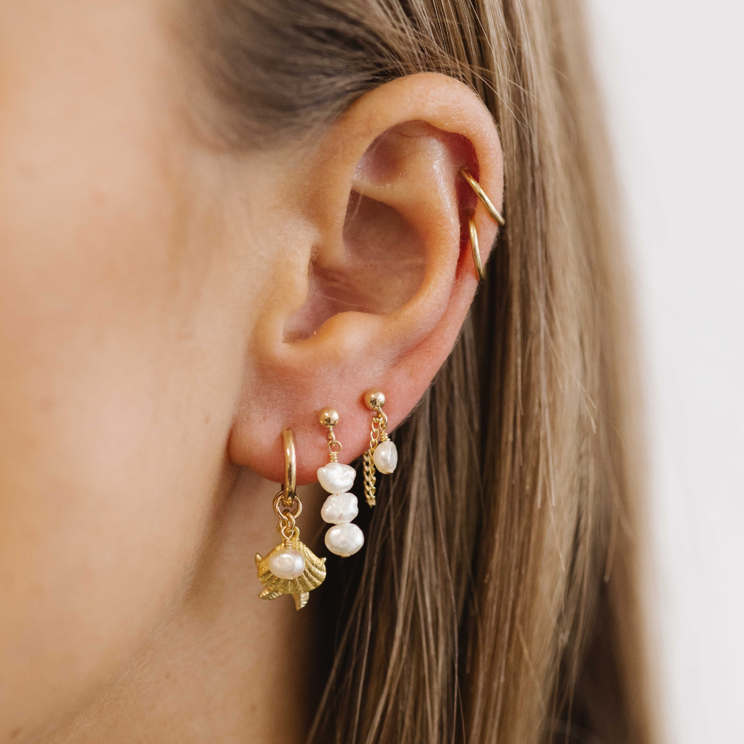 Milos Earring Bundle - Gold