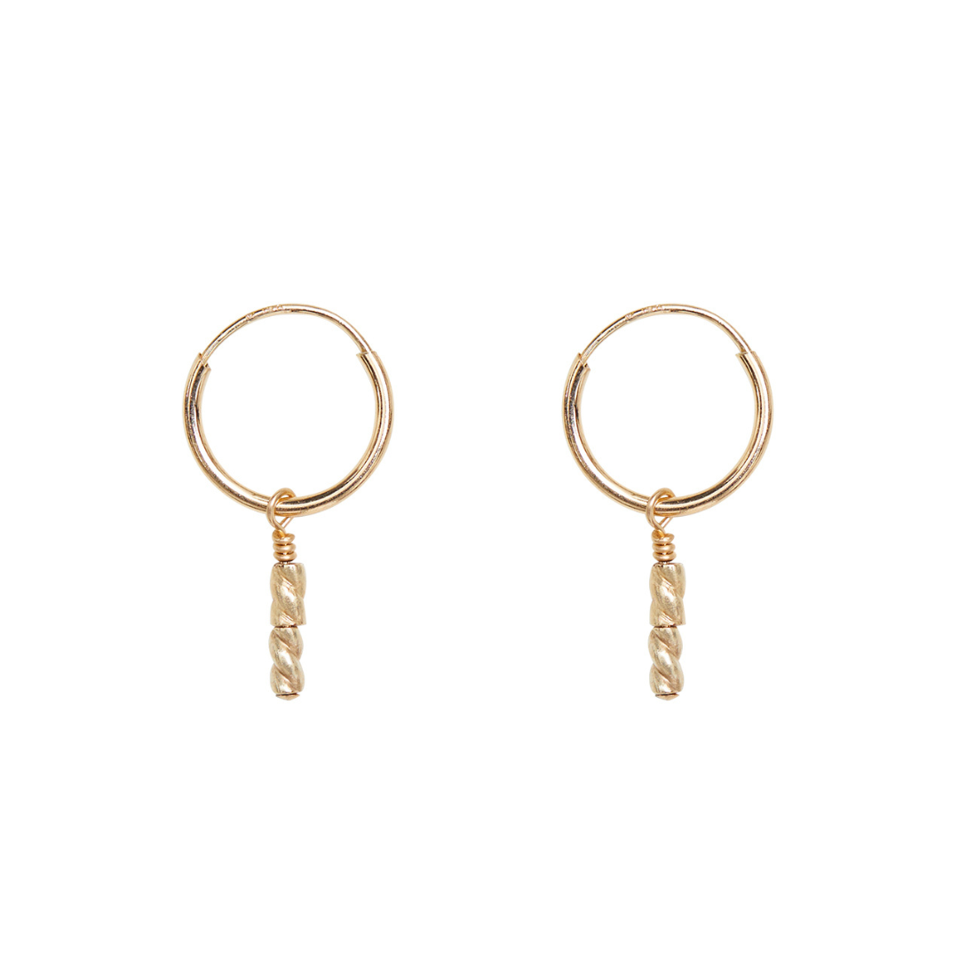 Bria Mini Hoop Earrings - Gold