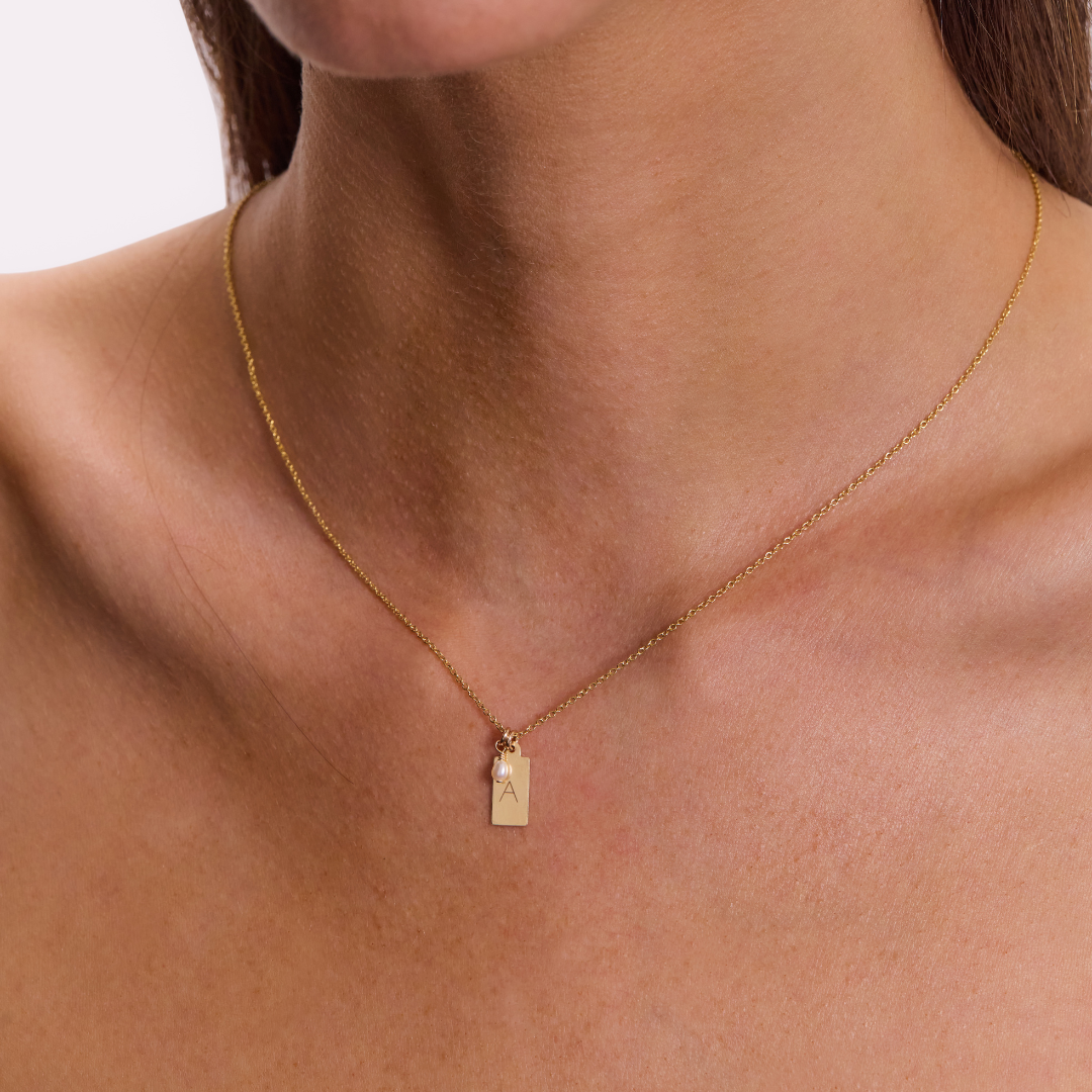 Letter Necklace - Gold