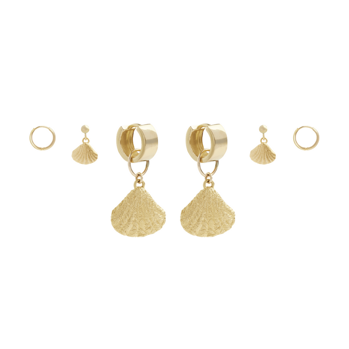 Nicola Earring Bundle  - Gold