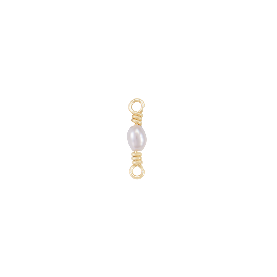 Noa Pearl Charm - Gold