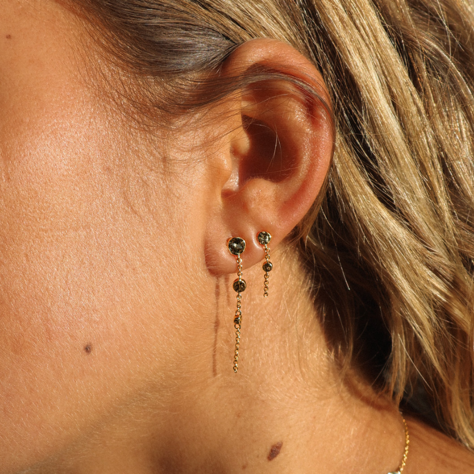 Zella Earrings - Gold