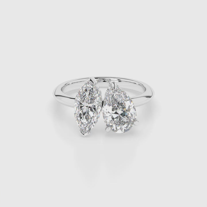 Lola Engagement Ring - White Gold